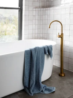 L&M Home Tweed Marine Towels Cheap